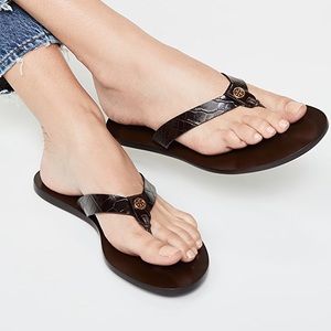 Tory Burch Manon Leather Thong Sandal